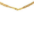 18KT Yellow Gold Pearl Necklace Length 16