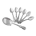 WHITING DIVISION Louis XV Sterling Silver Teaspoon and Preserve Set