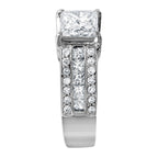 14KT White Gold 1.80ctw Diamond Engagement Ring Size 5