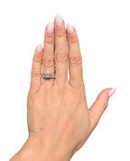 14KT White Gold 1.80ctw Diamond Engagement Ring Size 5