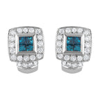 14kt White Gold 1.64ctw Diamond Earrings