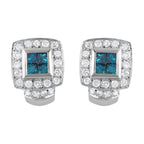 14kt White Gold 1.64ctw Diamond Earrings