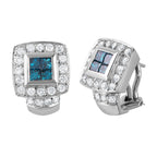 14kt White Gold 1.64ctw Diamond Earrings