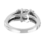 14KT White Gold 1.58ctw Diamond Engagement Ring Size 6.5