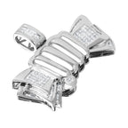 14KT White Gold 3.17ctw Money Diamond Pendant