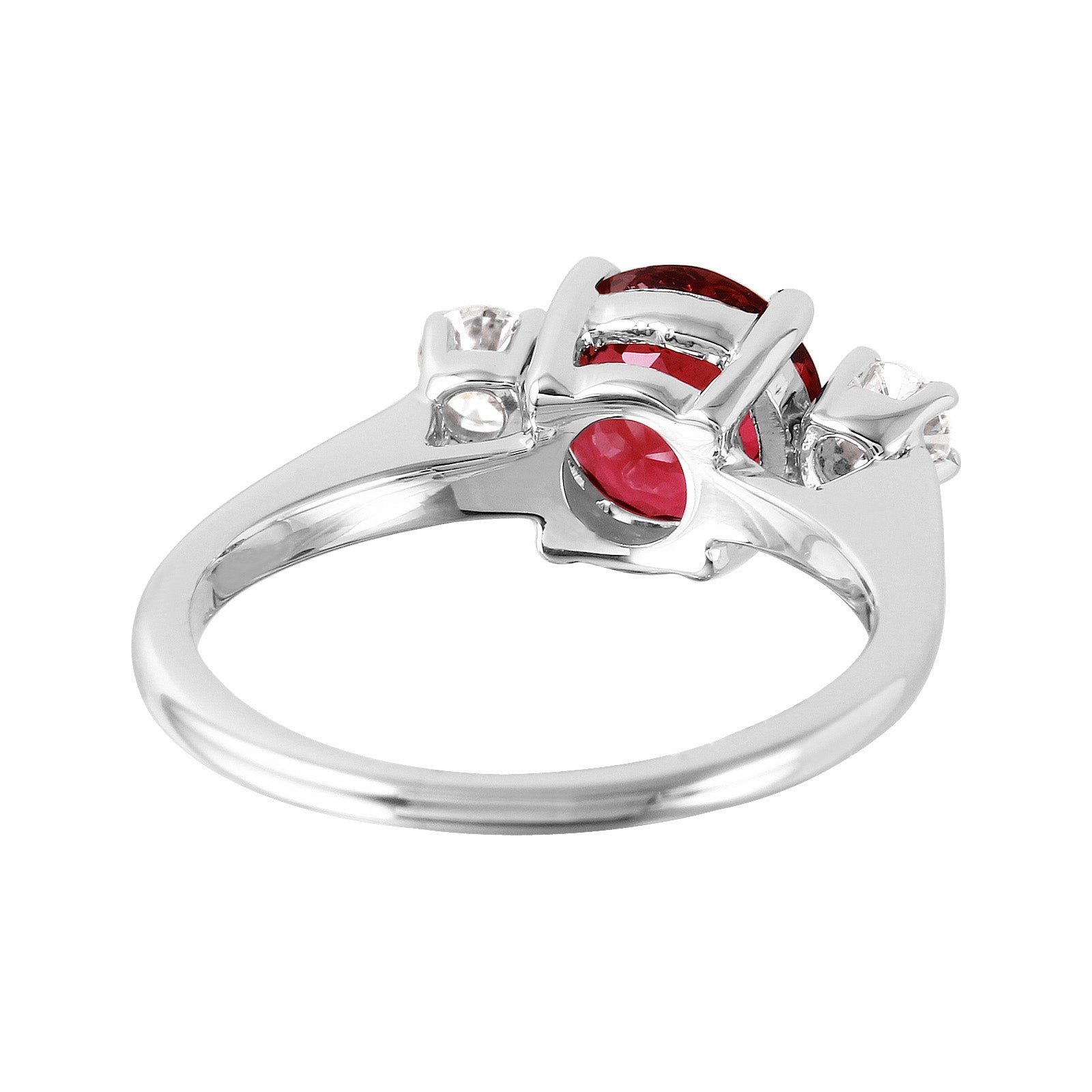 14KT White Gold 1.69ctw Tourmaline Diamond Cocktail Ring Size 5.75