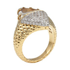 Phillips House Apogee Ring in 14KT Yellow Gold Diamond and Citrine Ring