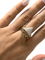 Phillips House Apogee Ring in 14KT Yellow Gold Diamond and Citrine Ring
