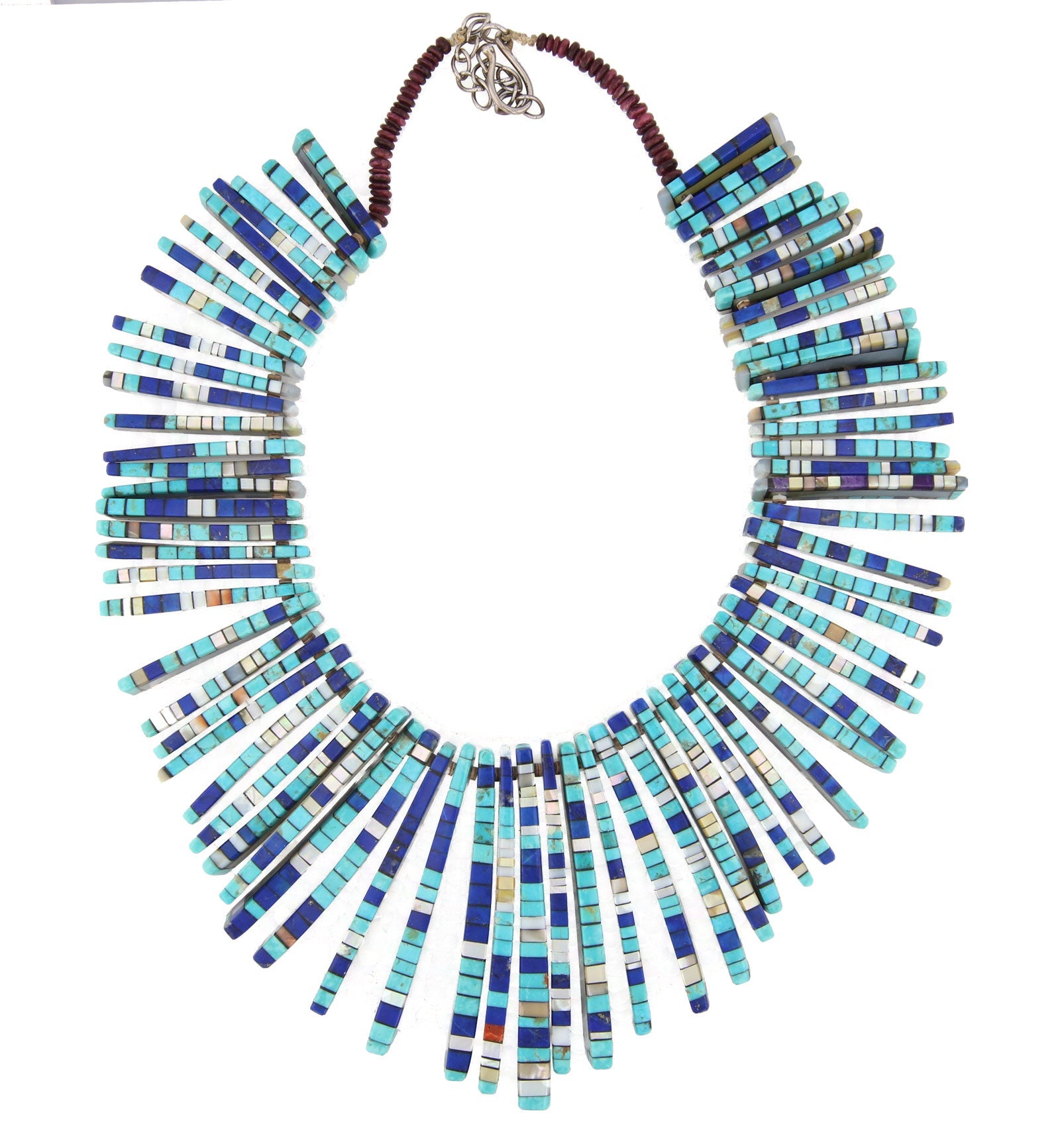 Charlene Reano, Santo & San Felipe Pueblo Native American Turquoise Necklace