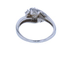 14KT White Gold 0.16ctw Diamond Engagement Ring Size 7