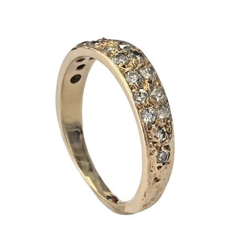 10KT Yellow Gold 0.25ctw Diamond Ring