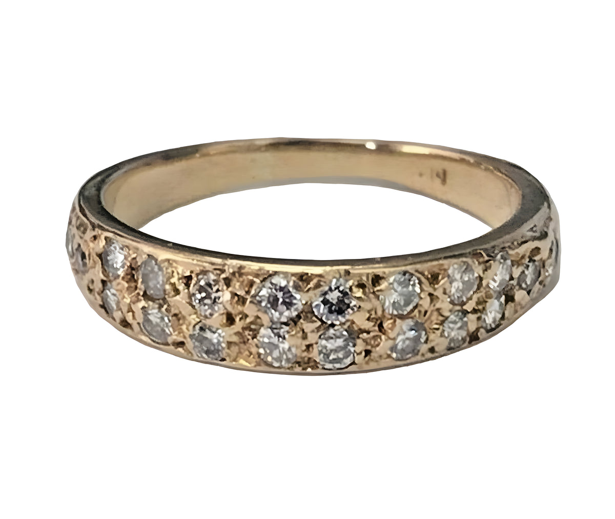 10KT Yellow Gold 0.25ctw Diamond Ring