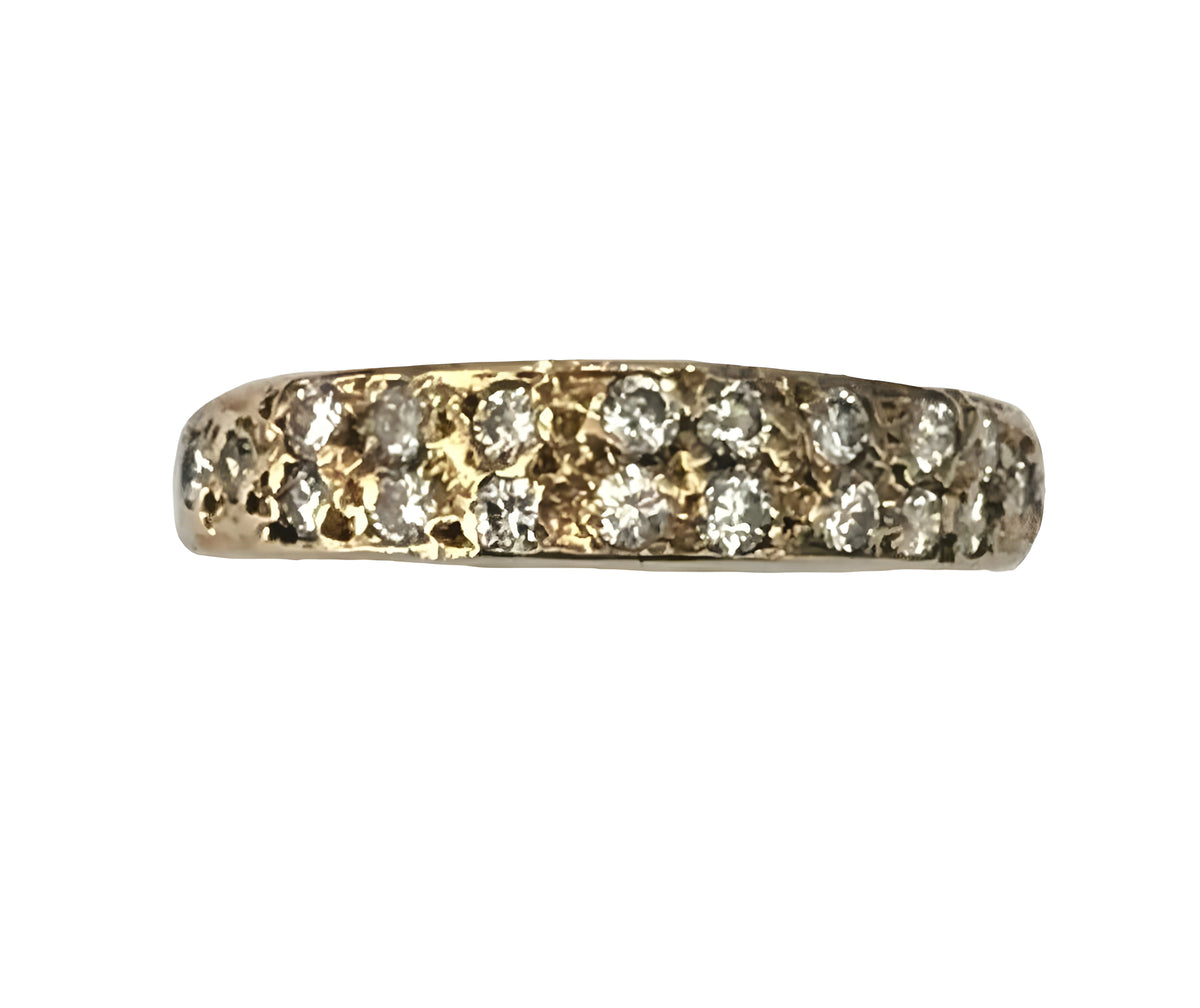 10KT Yellow Gold 0.25ctw Diamond Ring