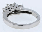 Platinum Three Stone 1.00ctw Diamond Engagement Ring 6.75