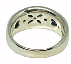 14kt White Gold Sapphire & Diamond Ring