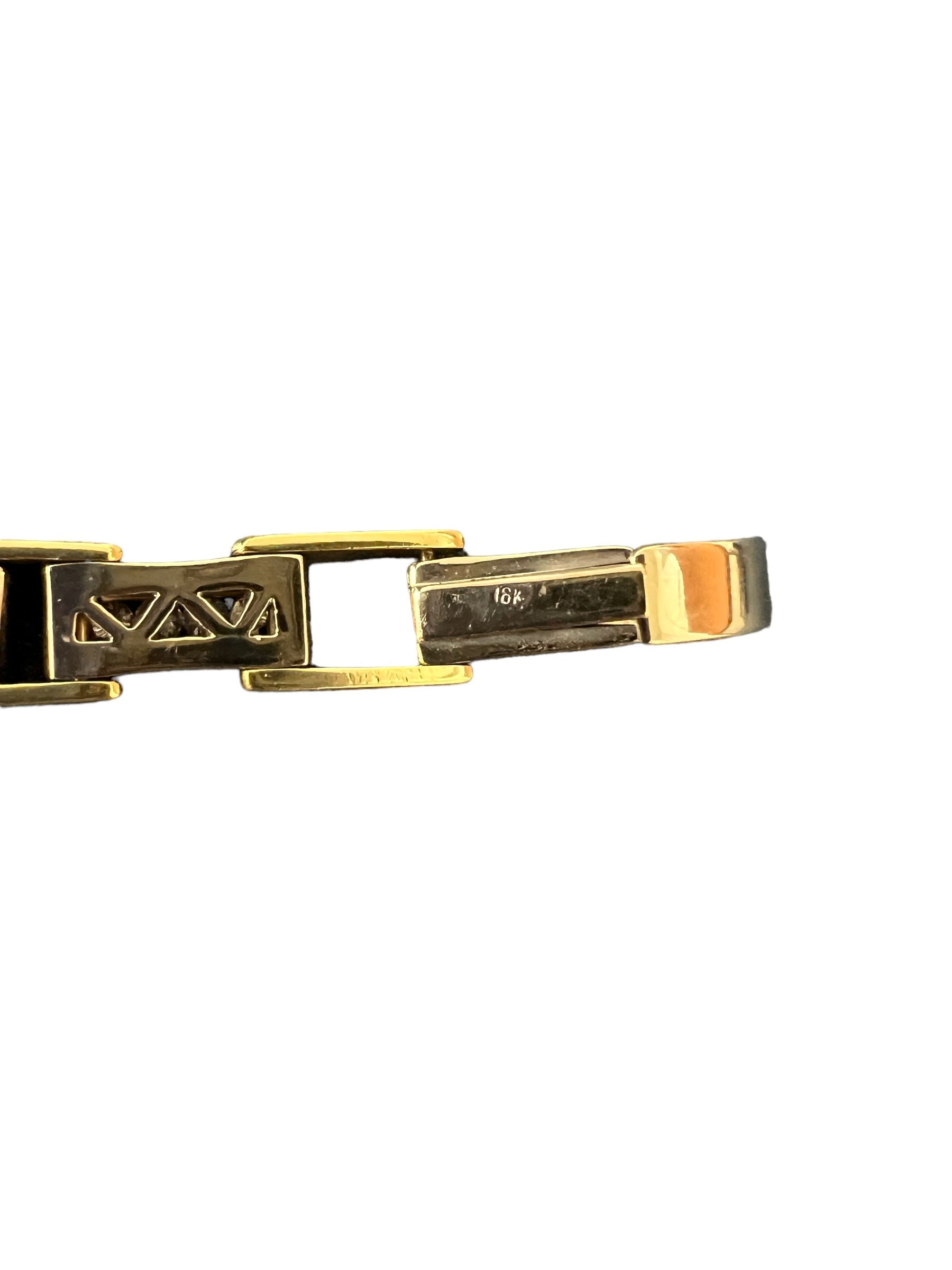 18KT Yellow/White Gold 1.40ctw Diamond Bracelet