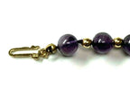 14kt Yellow Gold and Amethyst Beaded Necklace 4.4mm