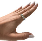 Platinum and 18kt Yellow Gold Men's Wedding Band