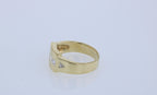 18kt Yellow Gold Men's 0.70ctw Diamond Ring Sz 8.5