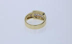 18kt Yellow Gold Men's 0.70ctw Diamond Ring Sz 8.5