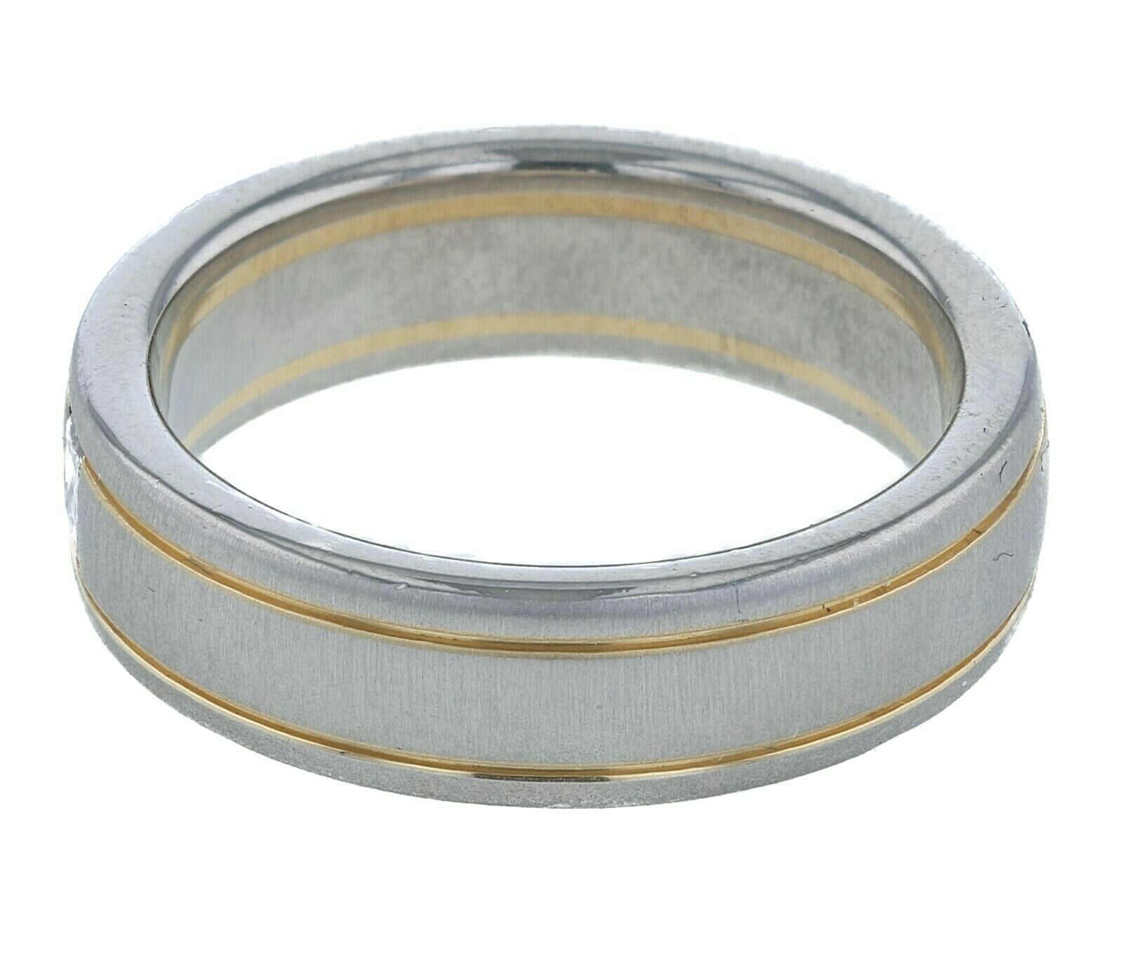 Christian Bauer Platinum & 18k Yellow Gold Gent's Diamond Wedding Band
