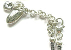 Silver Plated Brighton Lady Luck Charm Two Tier Necklace 16 Inches