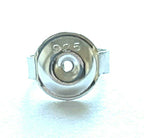 Sterling Silver CZ Crystal Open Marquise Drop Dangle Earrings