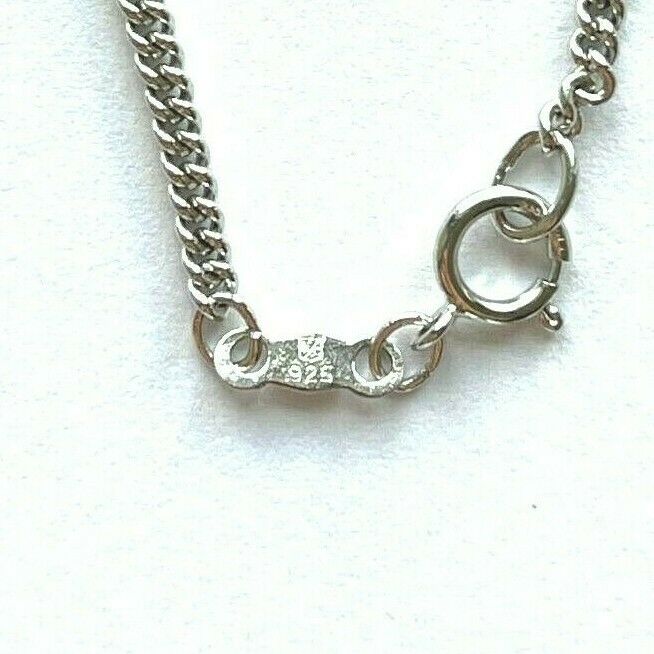 Sterling Silver Marquise Cut Brown Cubic Zirconia Pendant Necklace 18