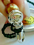 Honora 925 Chocolate Mocha and Champagne Freshwater Pearl Graduated Necklace 18