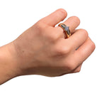 18KT Yellow Gold 1.00ctw Diamond Engagement Ring Size 6.5