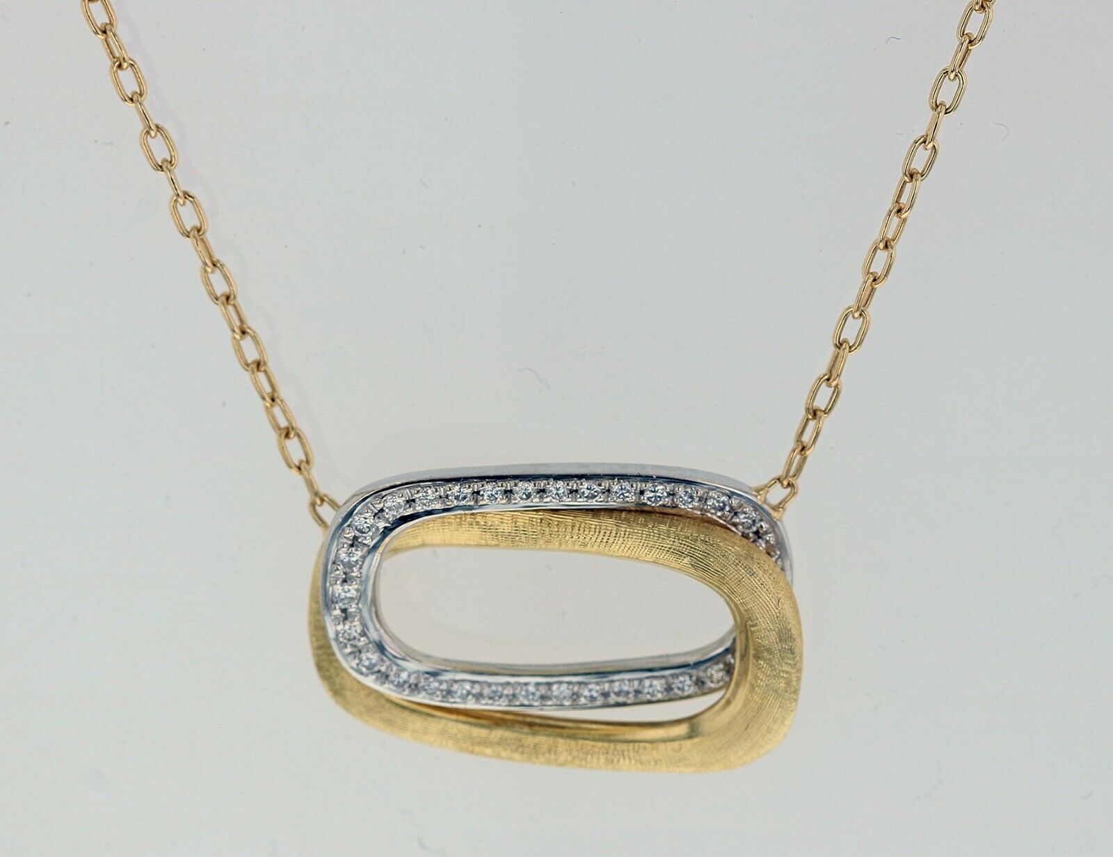 Marco Bicego 18kt White & Yellow Gold Jaipur Collection Diamond Necklace