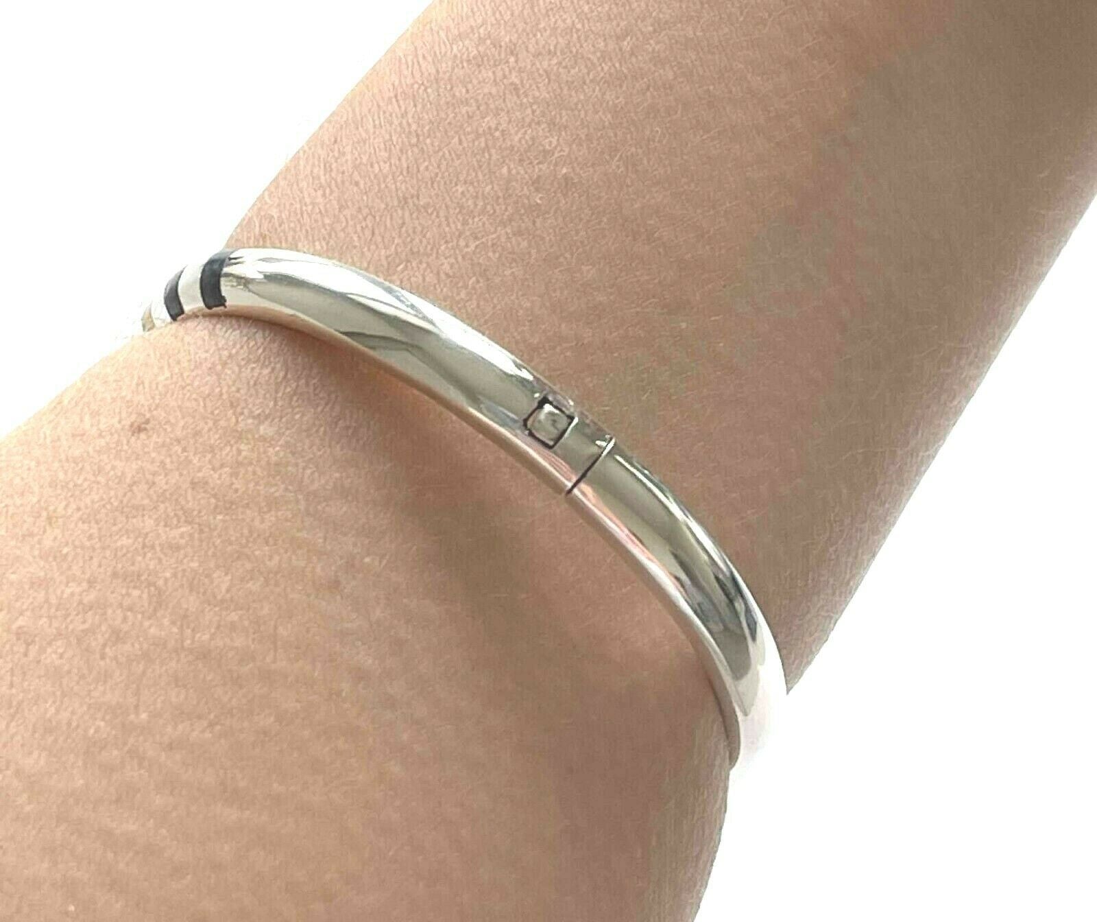 Vintage Mexico 925 Sterling Multi Color Gemstone Bracelet