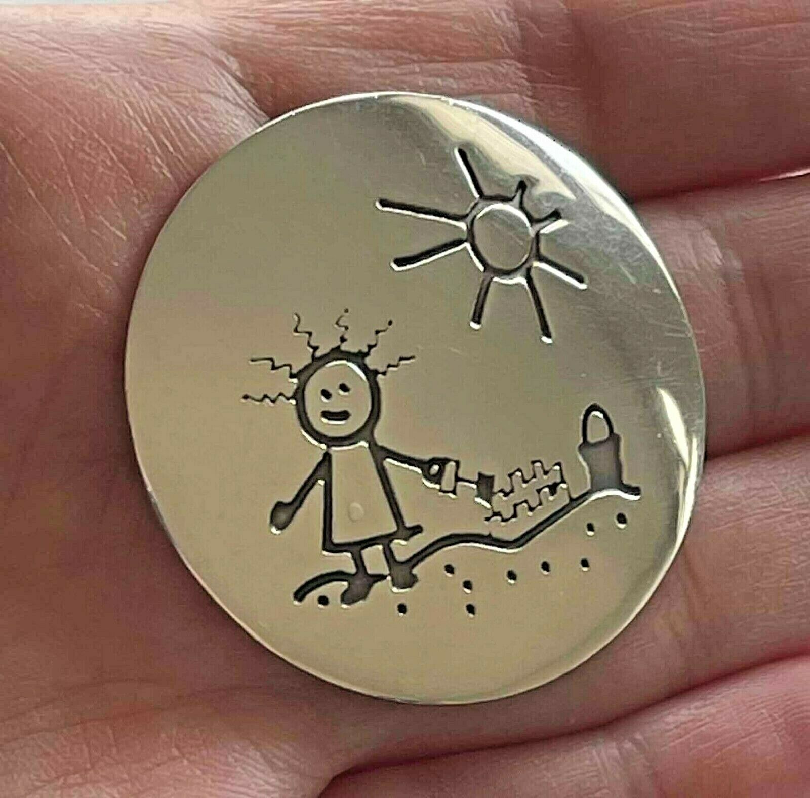 Monique Mag Sterling Silver Brooch or Pendant