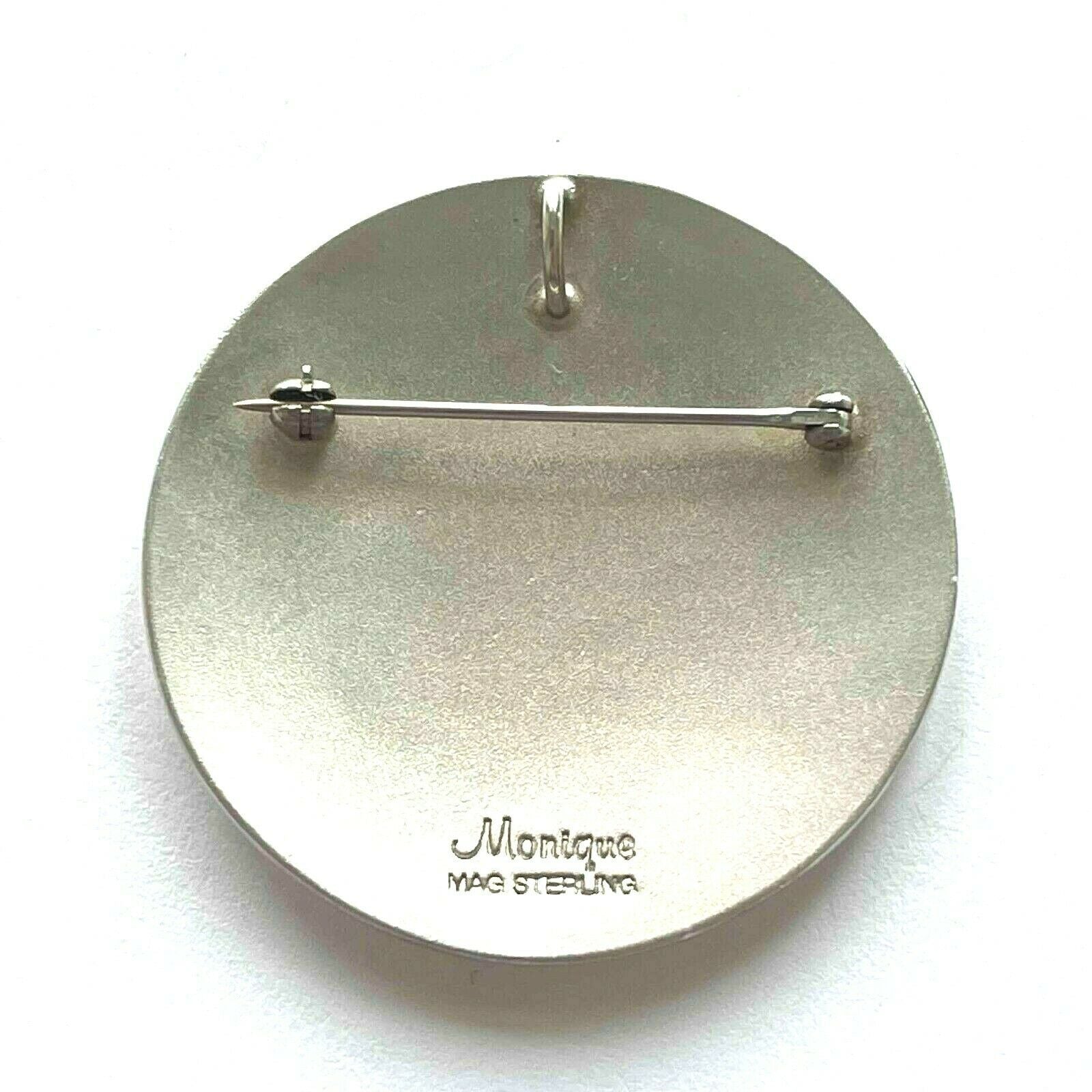 Monique Mag Sterling Silver Brooch or Pendant
