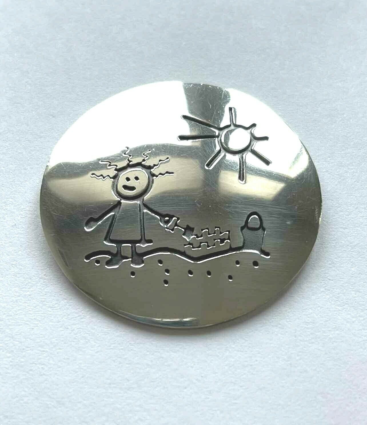 Monique Mag Sterling Silver Brooch or Pendant