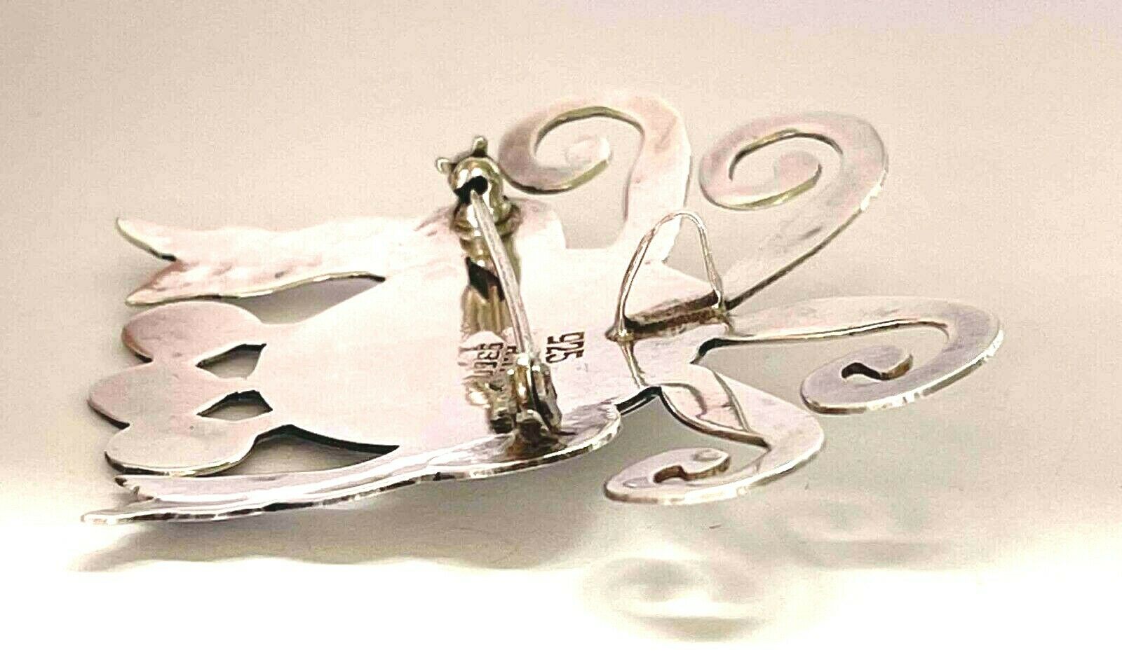 Vintage Mayan Warrior 925 Sterling and Turquoise Brooch/Pin or Pendant