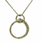 14kt White Gold 0.35ctw Diamond Pendant & Chain