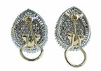 14kt White & Yellow Gold 2.00ctw Diamond Earrings