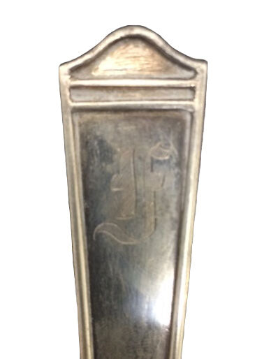 Vintage Sterling Silver Scalloped Matching Serving Spoons Tackhing Hong Kong 9