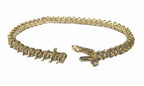 14KT Yellow Gold and 0.31ctw Diamond Tennis Bracelet