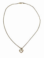 14kt yellow gold 0.94ctw Diamond Pendant & Chain