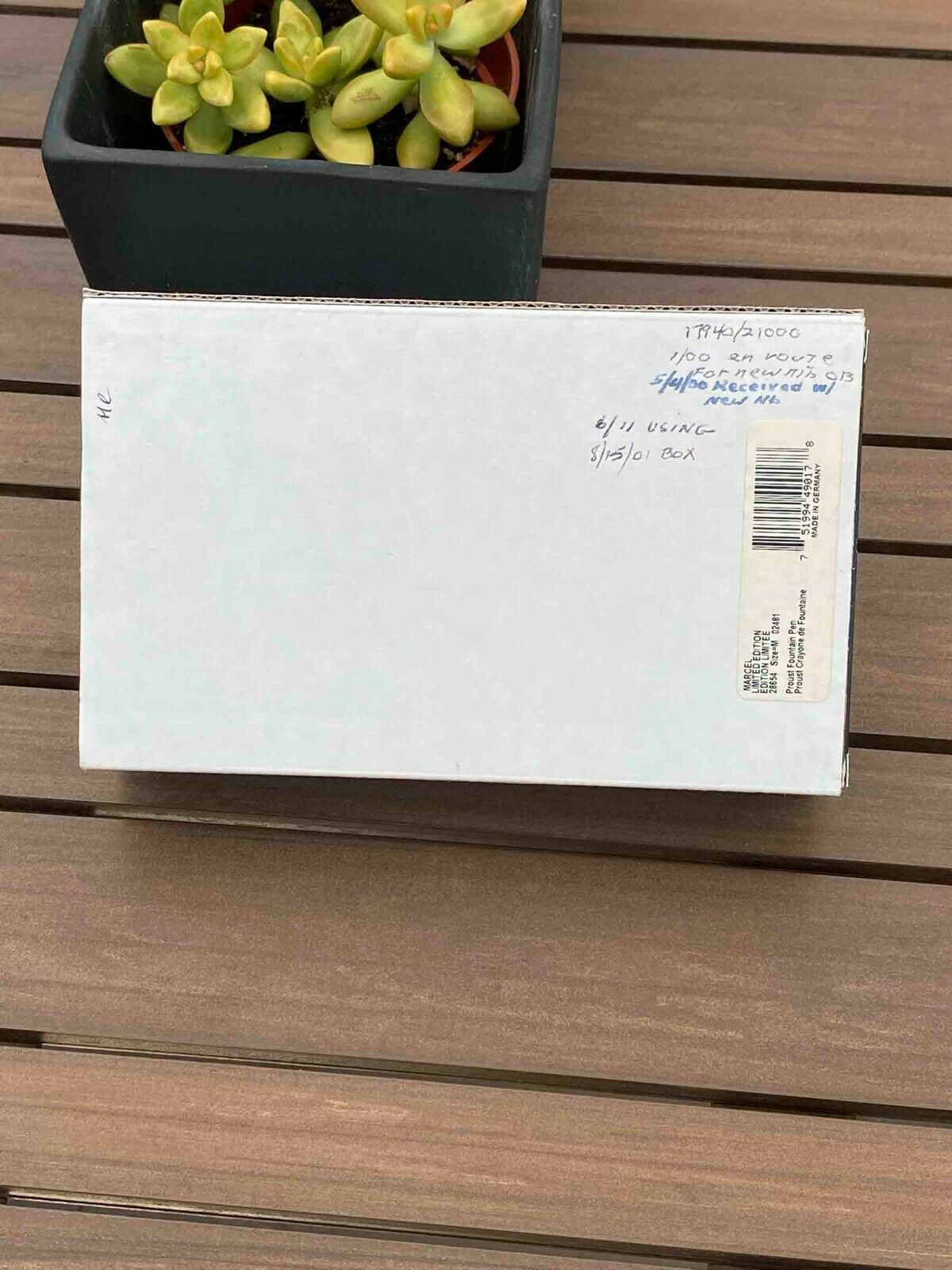 1999 Montblanc Marcel Proust L.E. Writer Series Fountain Pen