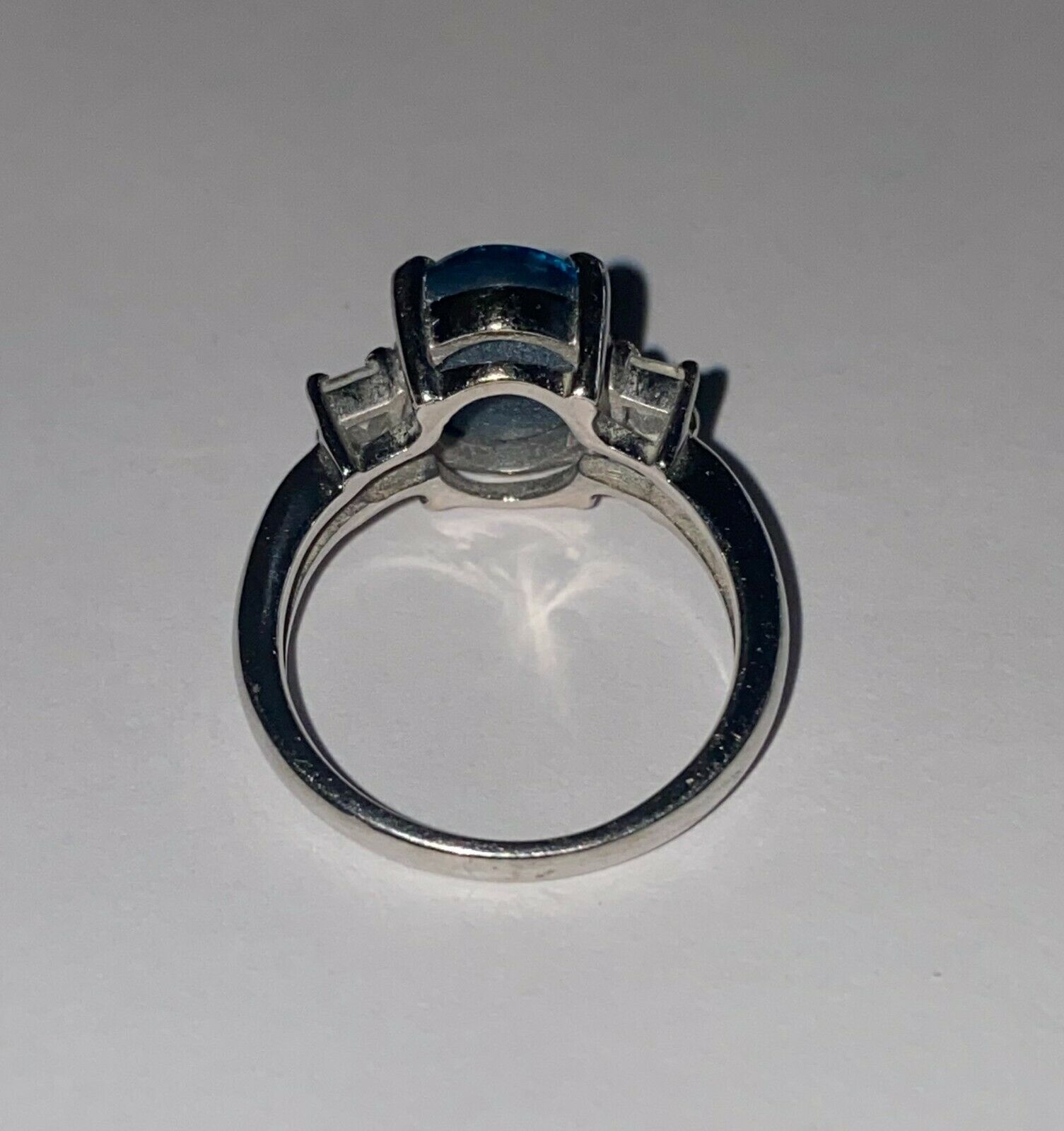 Platinum Opal and Diamond Ring