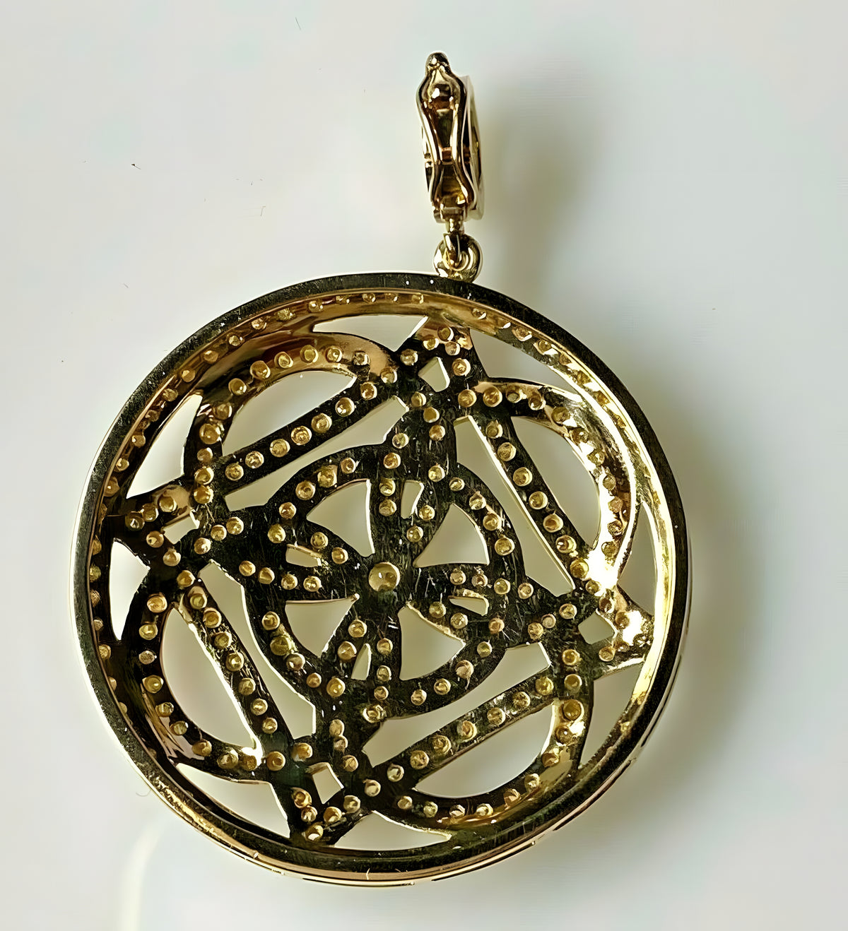 18kt Rose Gold 1.40ctw Diamond Pendant