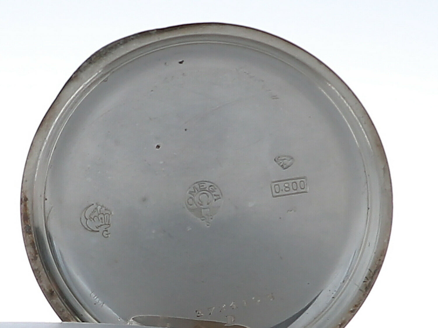 Omega Grand Prix 1900 18 Ligne Pocket Watch Case 0.800 Silver