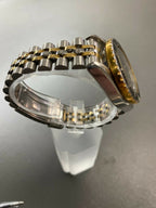 Vintage 32mm Tag Heuer 980.019 Gold Style Watch Etanche Acier Quartz