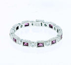 18kt White Gold Tourmaline & Diamond Ring