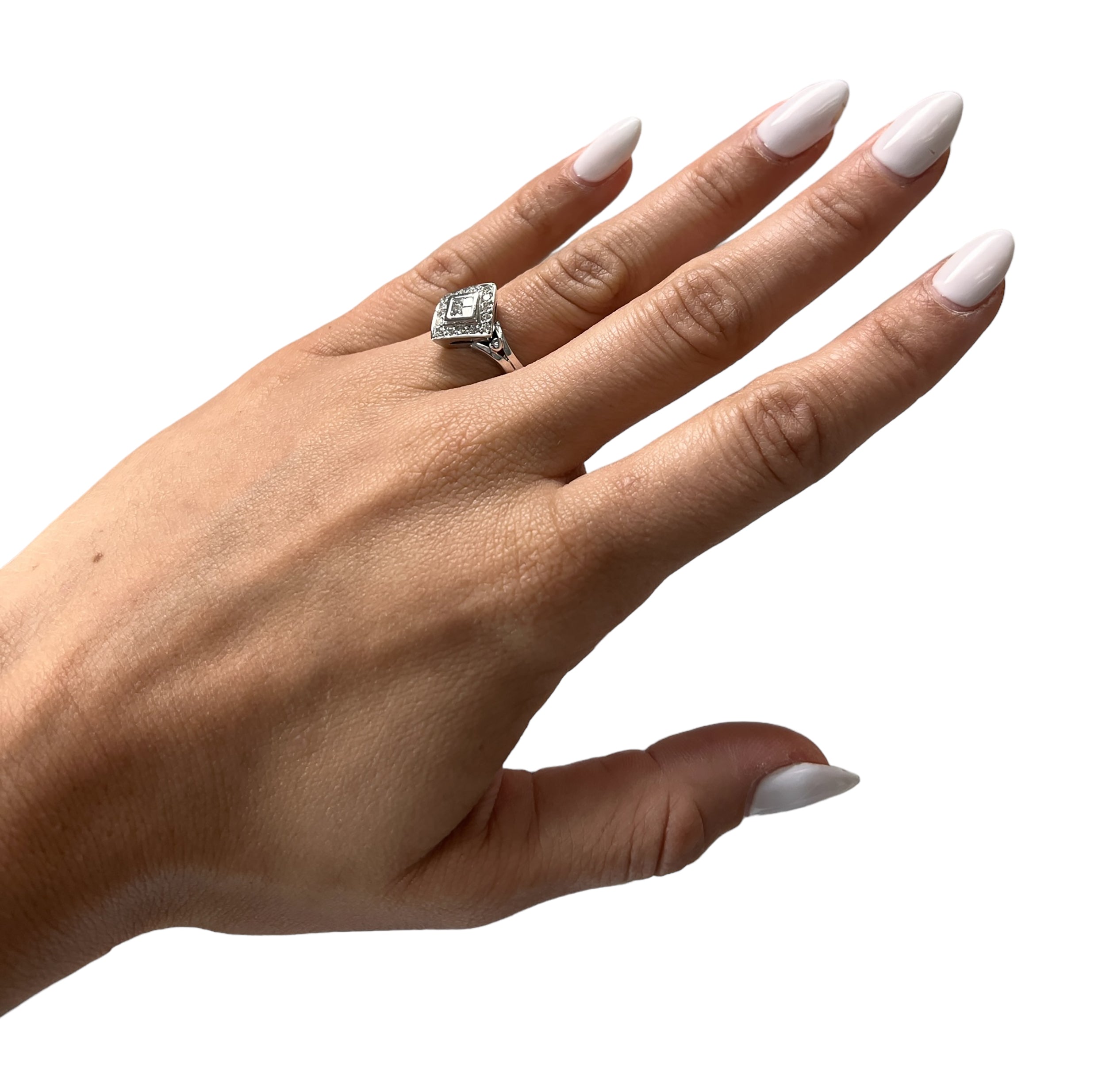 14kt White Gold 0.30ctw Diamond Ring