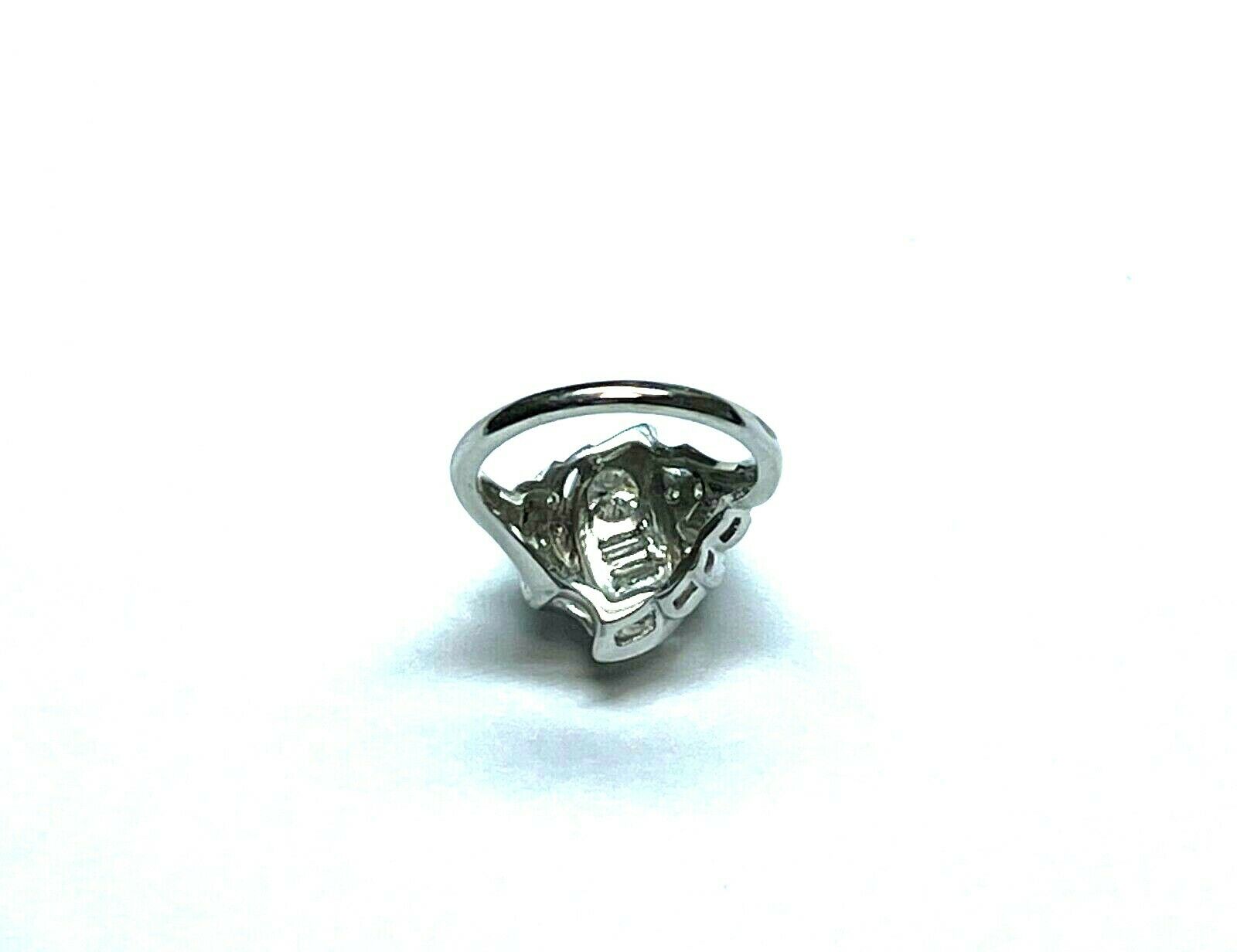 14kt White Gold Art Deco Diamond Ring Size 6