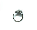 14kt White Gold Art Deco Diamond Ring Size 6